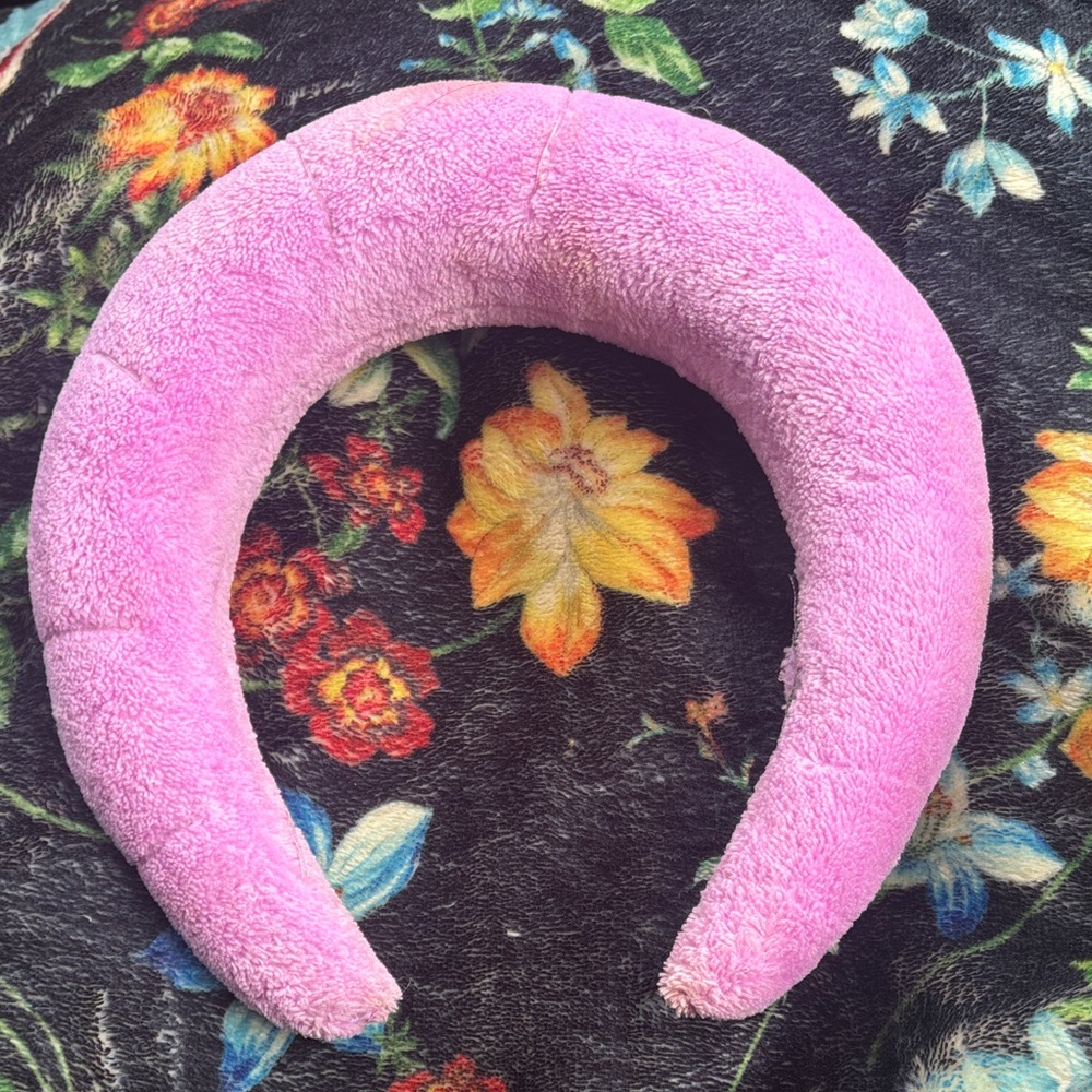 Pink Plush Headband